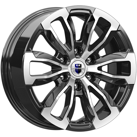 K&K Меконг (КС959) 7.5xR18/6x139.7 ET 30 Dia 106.1 Алмаз черный