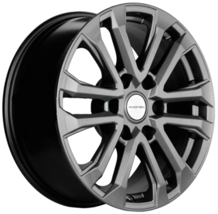 Khomen Wheels KHW1805 (LC Prado) 7.5xR18/6x139.7 ET 25 Dia 106.1 Gray