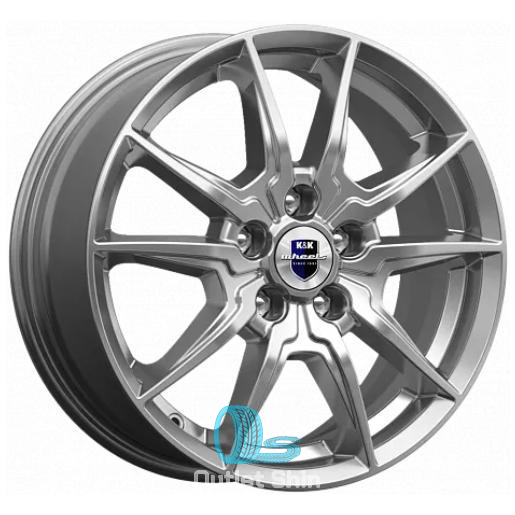 K&K Адамар 6.5xR16/5x100 ET 48 Dia 56.1 Дарк платинум