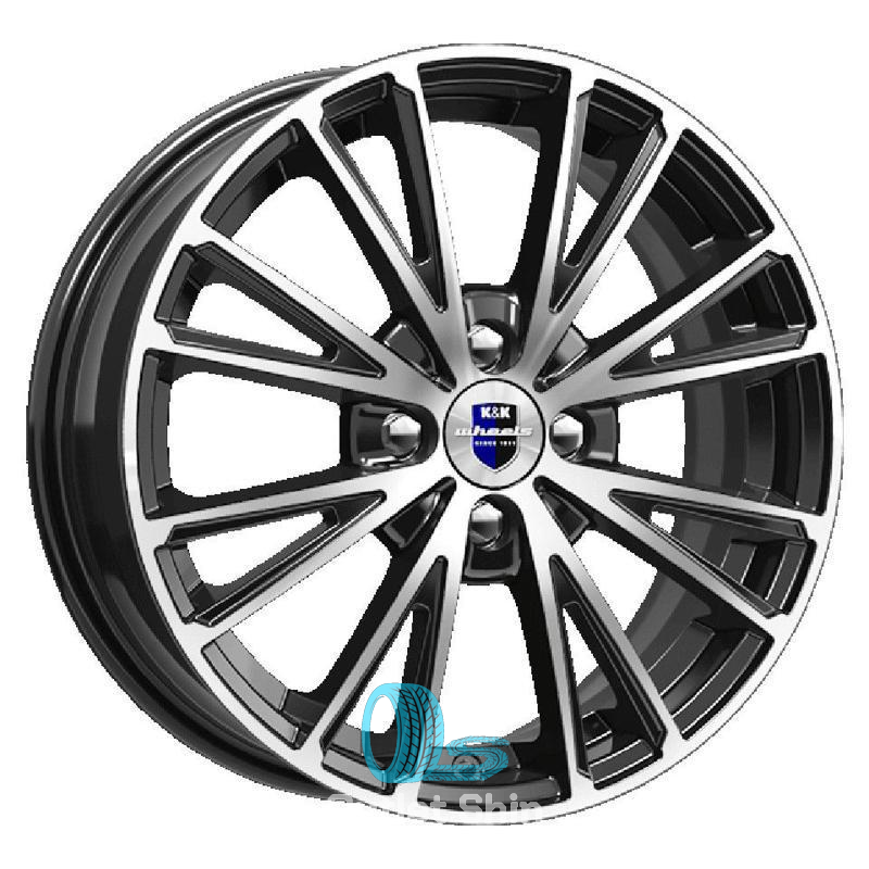 K&K Меандр 6xR15/4x100 ET 46 Dia 54.1 Алмаз черный SK