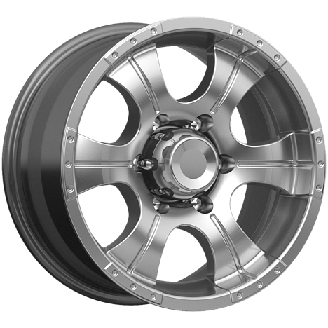 K&K Байконур (КС473) 7xR15/6x139.7 ET 20 Dia 110.1 Дарк платинум