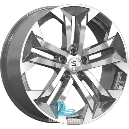 K&K КР015 7.5xR19/5x108 ET 50 Dia 63.3 Diamond gloss graphite