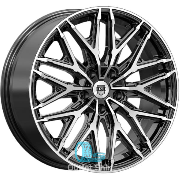 K&K Клермон 8xR19/5x114.3 ET 48 Dia 67.1 Алмаз черный