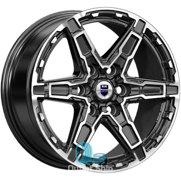 K&K Дистрикт 8xR18/6x139.7 ET 25 Dia 106.1 Алмаз черный