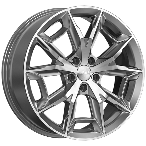 Скад Паркер (КЛ382) 7.5xR19/5x114.3 ET 35 Dia 60.1 Алмаз графит