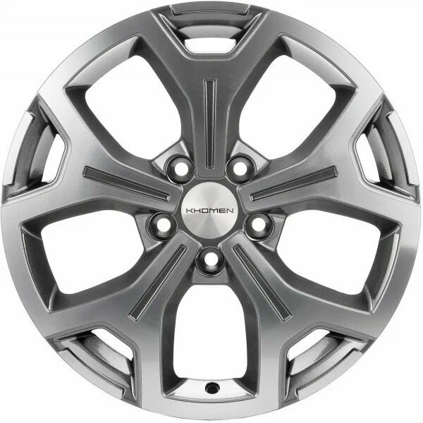 Khomen Wheels KHW1710(2) (VW Transporter) 6.5xR17/5x120 ET 55 Dia 65.1 Gray