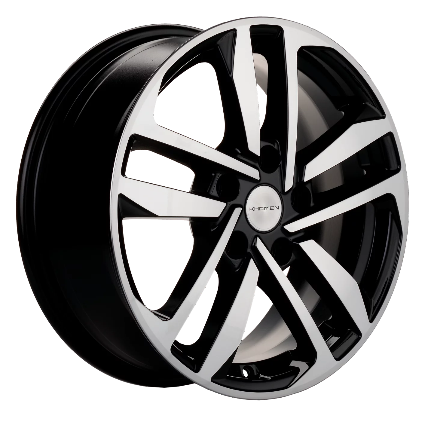 Khomen Wheels KHW1612 (Fluence/Juke) 6.5xR16/5x114.3 ET 47 Dia 66.1 Black-FP