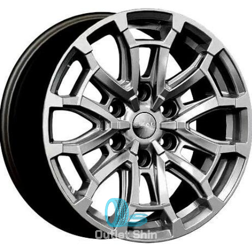 Скад Авилис 8xR18/6x120 ET 42 Dia 70.1 Графит