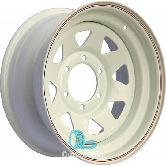 Off Road Wheels Toyota 8xR16/5x150 ET -13 Dia 110.1 White