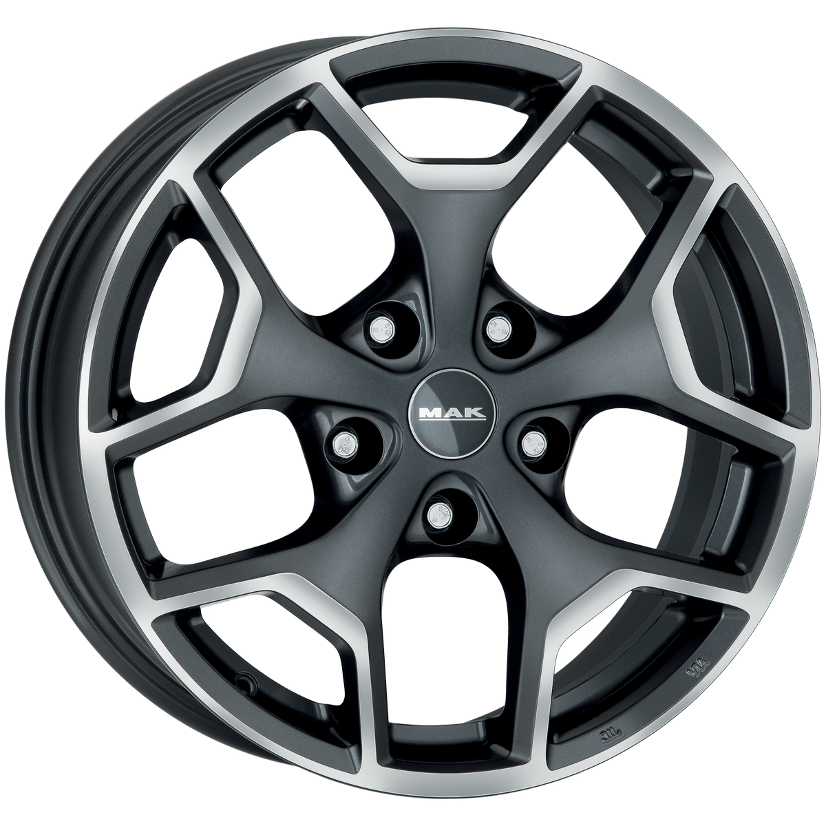 MAK Liberty 7.5xR17/5x108 ET 39 Dia 72 Gunmetal Mirror Face