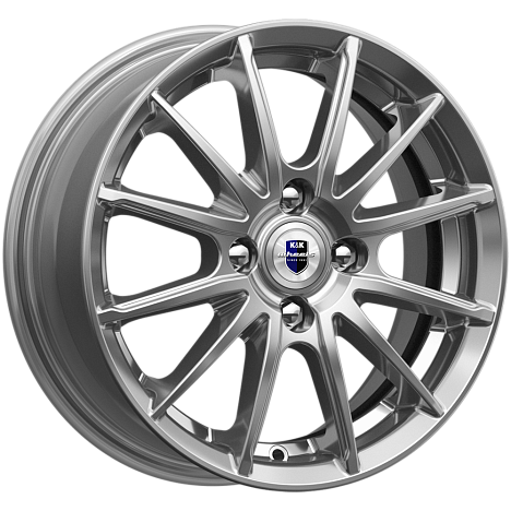 K&K Квант (КС960) 5.5xR14/4x100 ET 40 Dia 54.1 Дарк платинум