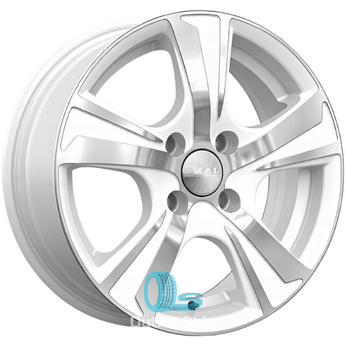 Скад Крит 5.5xR14/4x100 ET 38 Dia 67.1 Алмаз белый