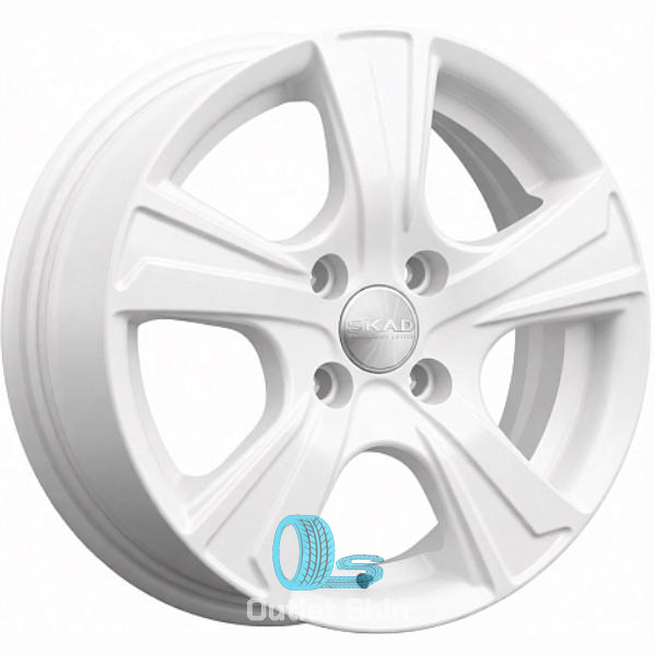 Скад Крит 5.5xR14/4x100 ET 39 Dia 56.6 Белый