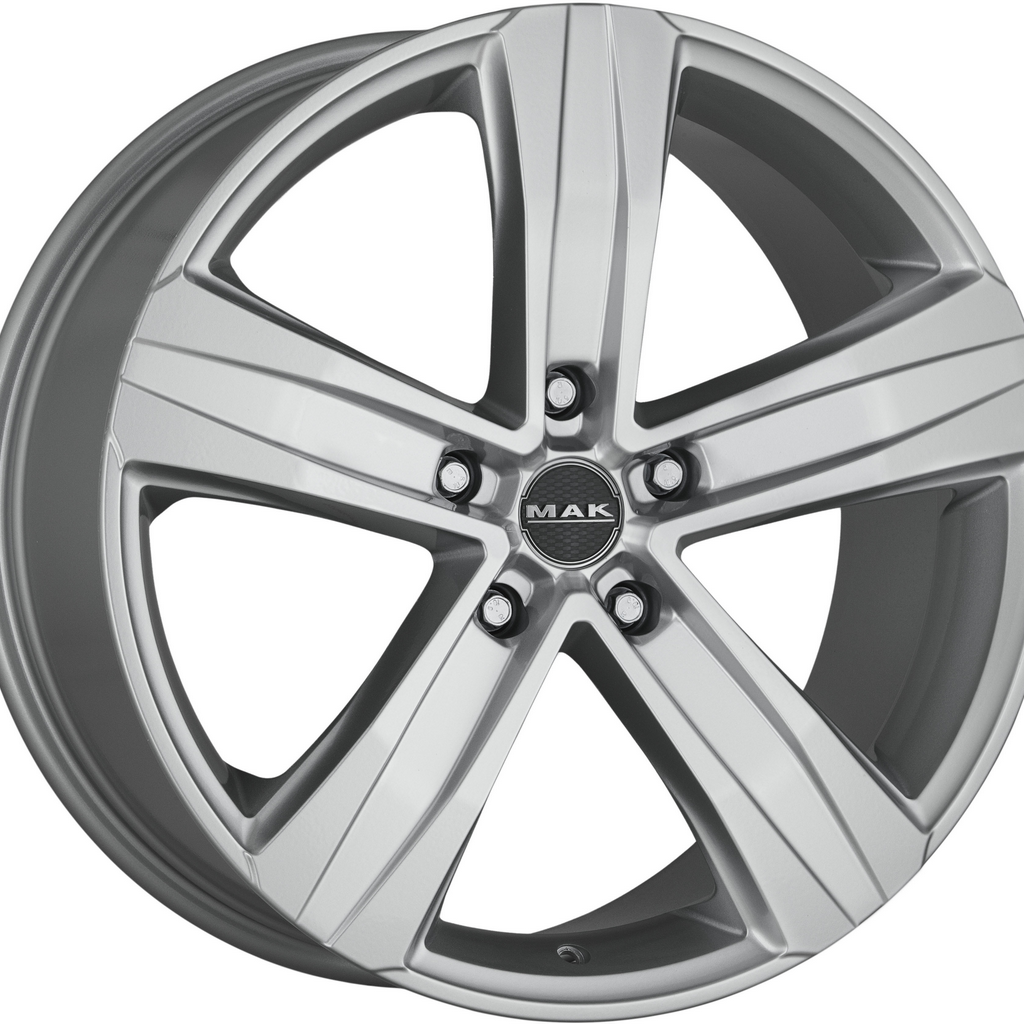 MAK Stone 5 T 7xR17/5x118 ET 62 Dia 71.1 Silver