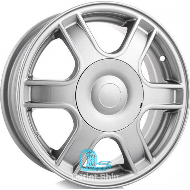 K&K КС576 5.5xR14/4x100 ET 43 Dia 60.1 Сильвер