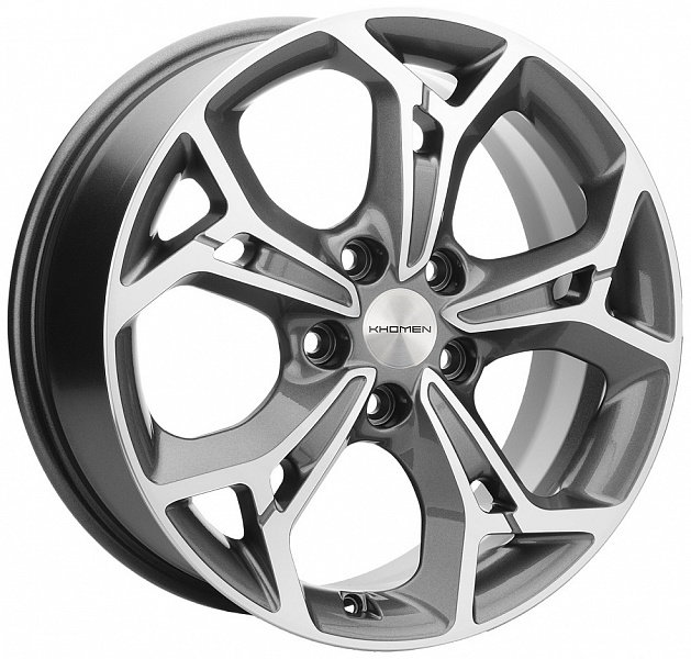 Khomen Wheels KHW1702 (Changan CS35/CS35 Pro) 7xR17/5x110 ET 46 Dia 63.3 Gray-FP