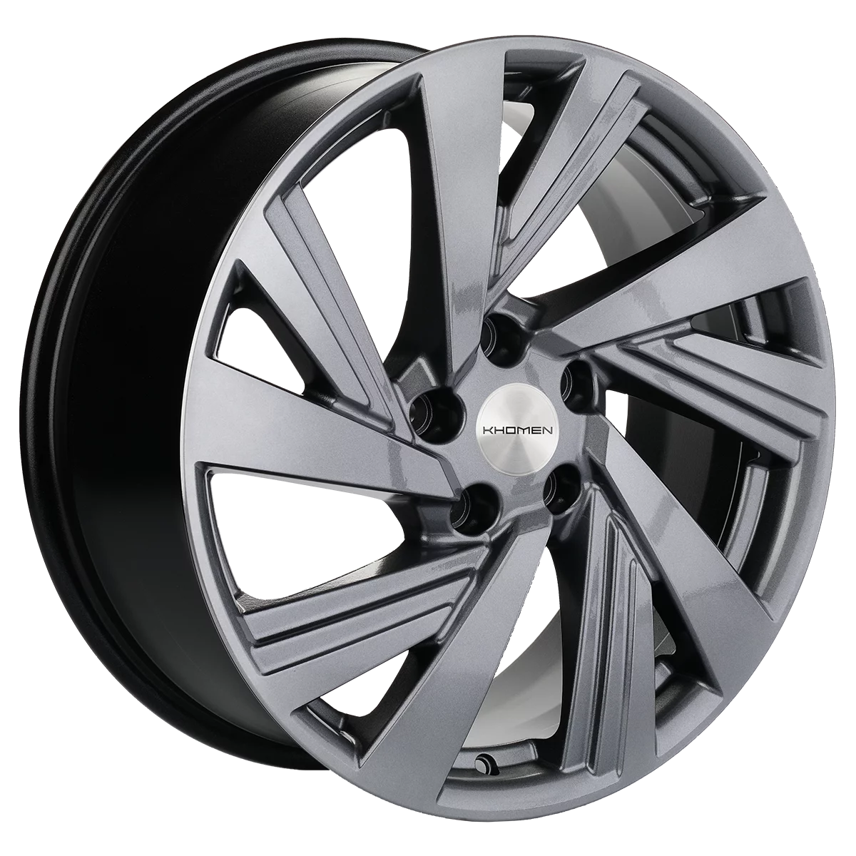 Khomen Wheels KHW1801 (Kodiaq/Tiguan) 7.5xR18/5x112 ET 43 Dia 57.1 Gray