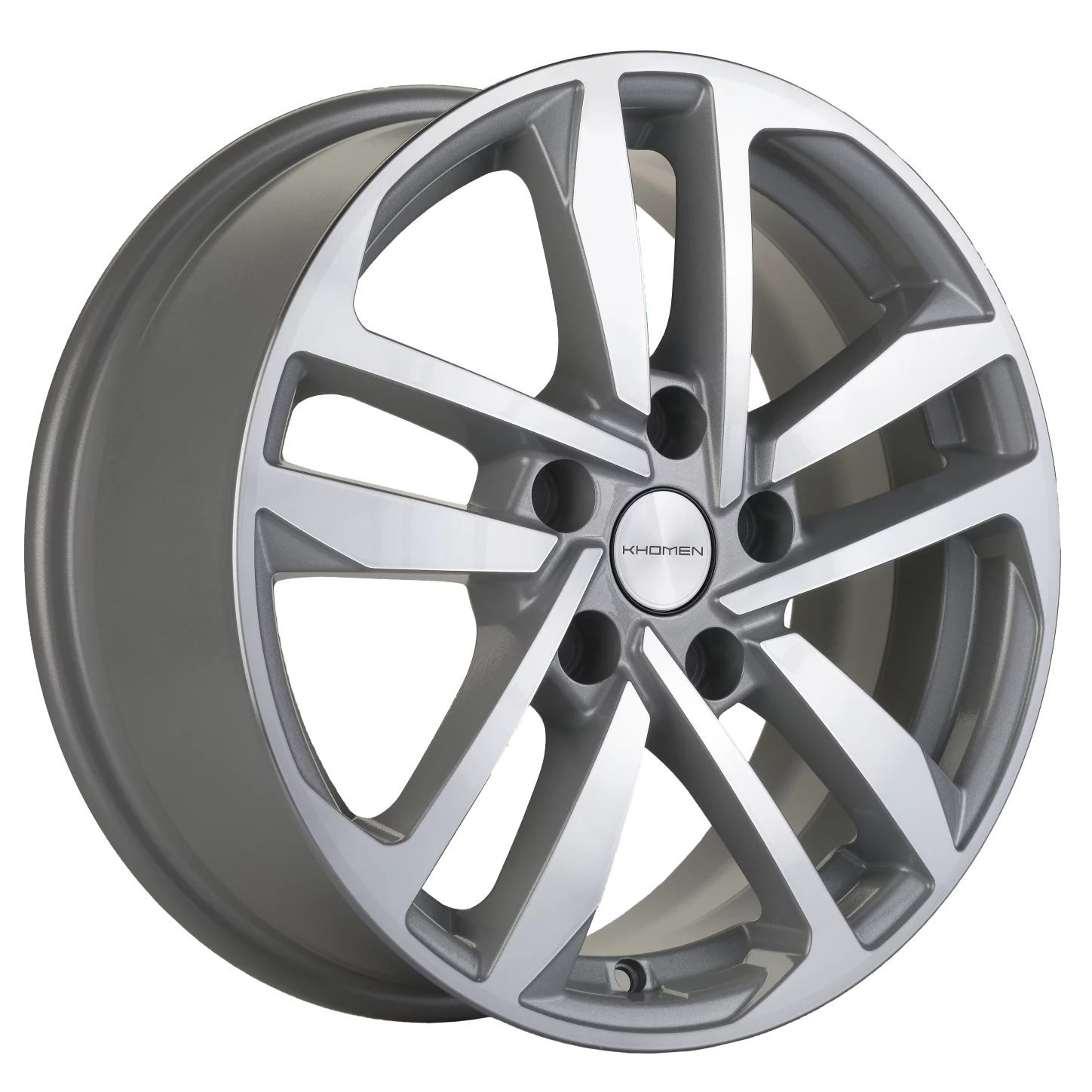 Khomen Wheels KHW1612 (Optima/Soul) 6.5xR16/5x114.3 ET 41 Dia 67.1 F-Silver-FP