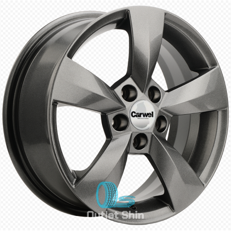 Khomen Wheels KHW1504 (Polo) 6xR15/5x100 ET 40 Dia 57.1 G-Silver