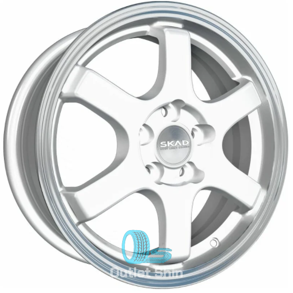 Скад Киото 6xR15/4x100 ET 38 Dia 67.1 Алмаз белый