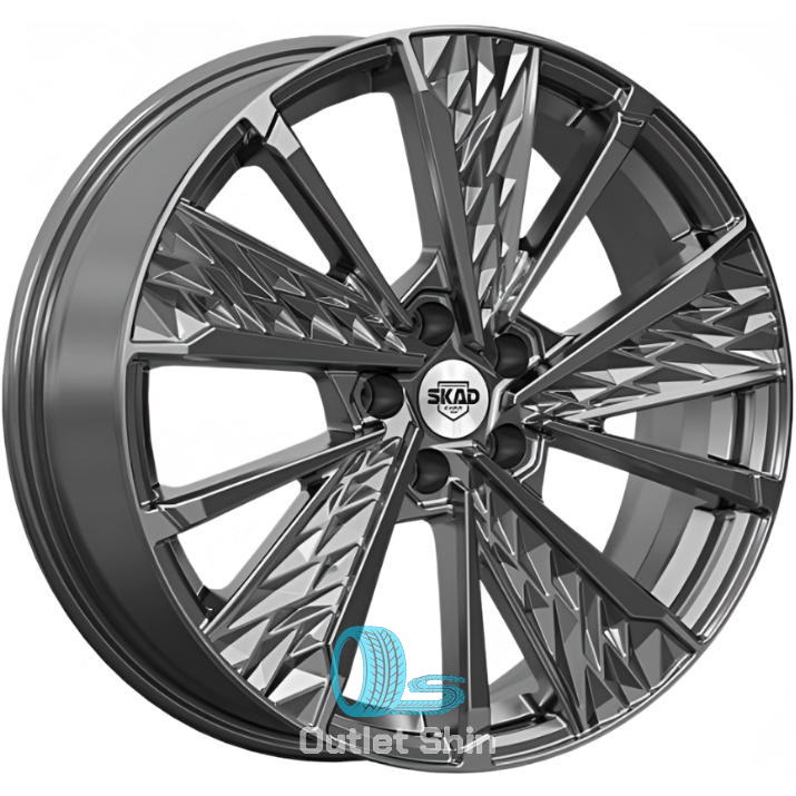 Скад Легато 7xR19/5x114.3 ET 45 Dia 67.1 Графит