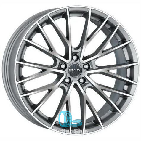 MAK Speciale-D 11.5xR22/5x112 ET 40 Dia 66.6 Graphite Mirror Face