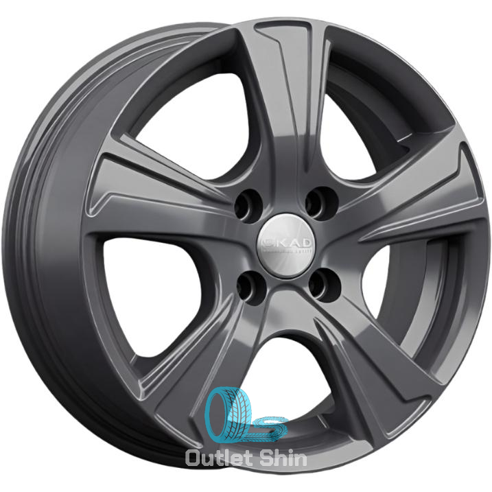 Скад Крит 5.5xR14/4x100 ET 38 Dia 67.1 Графит