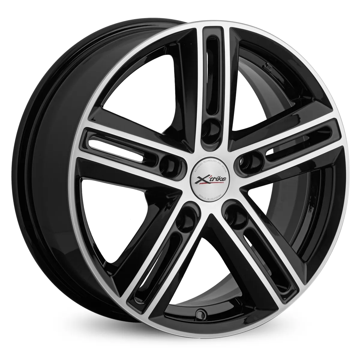 Xtrike X-123 6.5xR16/5x139.7 ET 40 Dia 98.5 BK/FP