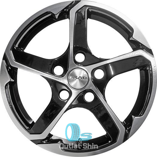 Скад Аллигатор 6xR15/5x114.3 ET 45 Dia 67.1 Алмаз матовый