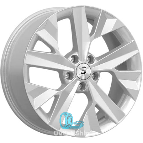 K&K KP007 8xR20/6x139.7 ET 55 Dia 100.1 Elite silver