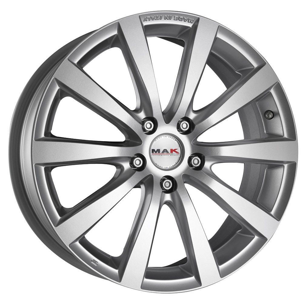 MAK Iguan 8xR17/5x114.3 ET 40 Dia 76 Silver