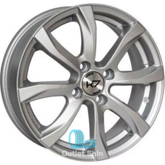 К7 K110 6xR15/4x100 ET 50 Dia 60.1 Серебро S