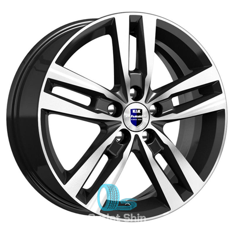 K&K Rassvet 6.5xR16/5x112 ET 46 Dia 57.1 Алмаз черный SK