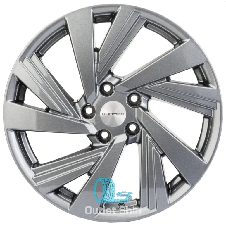 Khomen Wheels KHW1801 (Outlander) 7.5xR18/5x114.3 ET 38 Dia 67.1 Gray