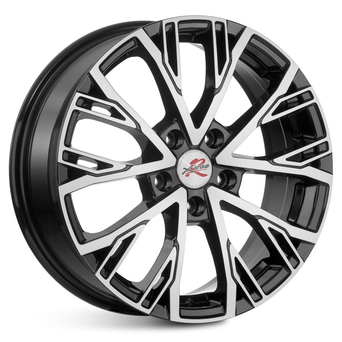 XtrikeRST R207 6.5xR17/5x114.3 ET 45 Dia 54.1 BK/FP