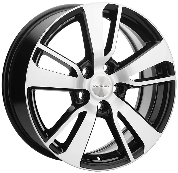 Khomen Wheels KHW1704 (Outlander) 7xR17/5x114.3 ET 38 Dia 67.1 Black-FP