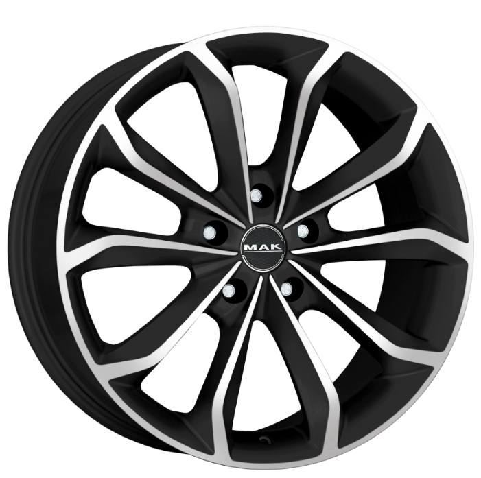 MAK Xenon 9.5xR20/5x150 ET 52 Dia 110.2 Ice Black