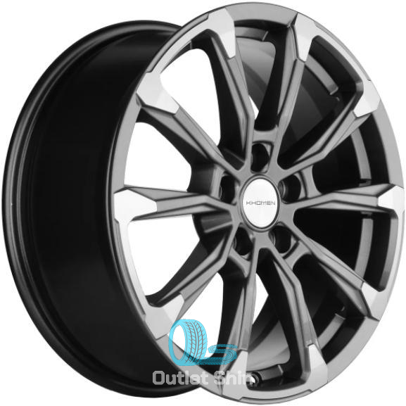 Khomen Wheels KHW1808 (Chery Tiggo 8/8 Pro) 7.5xR18/5x108 ET 47 Dia 60.1 Gray-FP