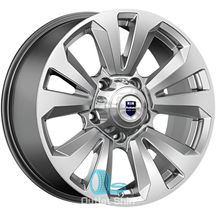 K&K Ла-Пас 8xR18/5x139.7 ET 0 Dia 108.6 Дарк платинум
