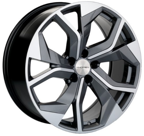Khomen Wheels KHW1402 5.5xR14/4x100 ET 43 Dia 67.1 Gray-FP