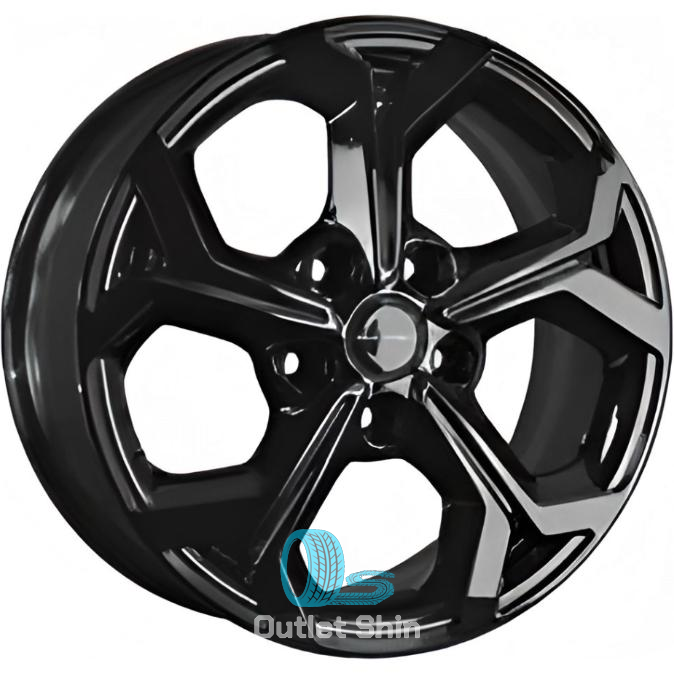 Khomen Wheels KHW1606 (Sonata) 6.5xR16/5x114.3 ET 43 Dia 67.1 Black