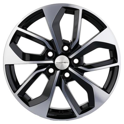 Khomen Wheels KHW1703 (Qashqai) 7xR17/5x114.3 ET 40 Dia 66.1 Black-FP