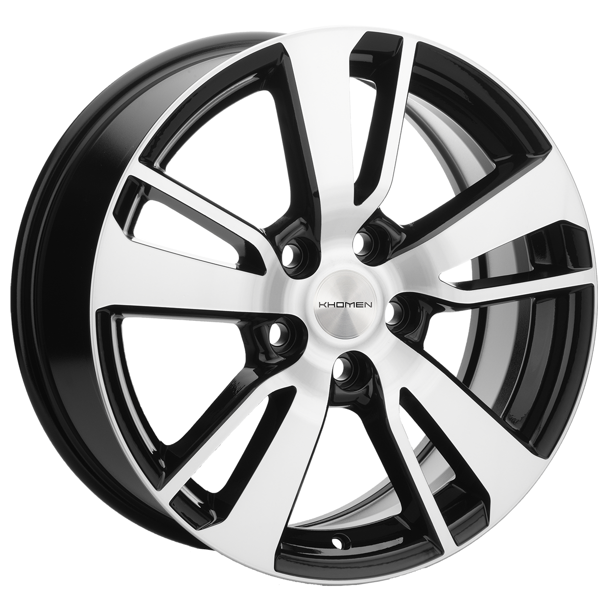 Khomen Wheels KHW1704 (Ford C-Max) 7xR17/5x108 ET 50 Dia 63.35 Black-FP