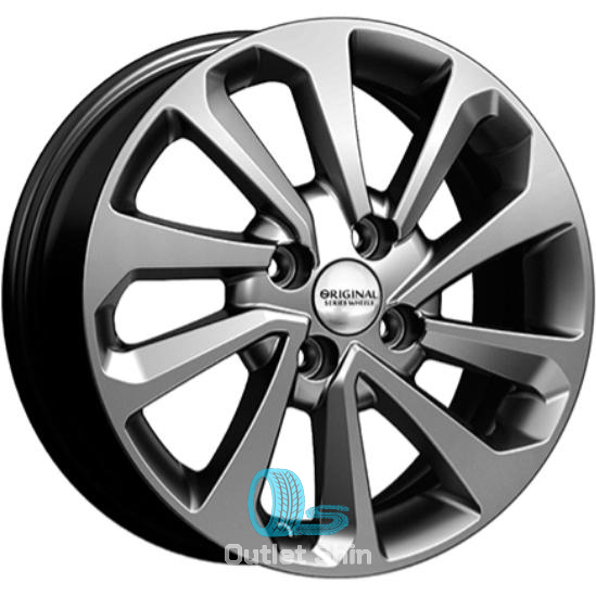 Скад KL-320 6xR15/4x100 ET 46 Dia 54.1 Графит