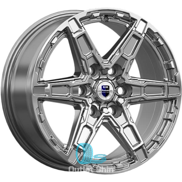 K&K Дистрикт 8xR18/6x139.7 ET 50 Dia 93.1 Дарк платинум