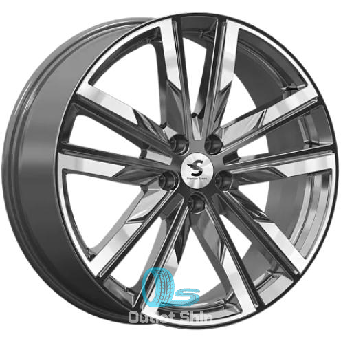 K&K КР014 8xR20/5x108 ET 40 Dia 63.3 Diamond gloss graphite