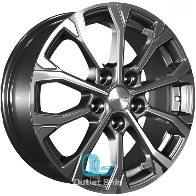 Khomen Wheels KHW1605 (Renault/Nissan) 6.5xR16/5x114.3 ET 50 Dia 66.1 Gray-FP