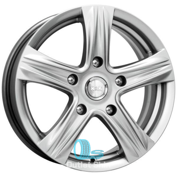 K&K Легион 6.5xR16/5x114.3 ET 45 Dia 67.1 Сильвер