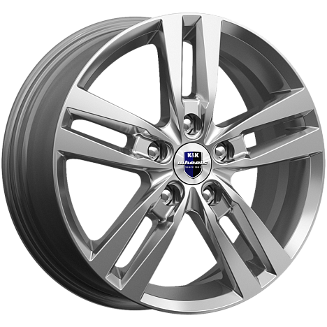 K&K Rassvet (КС868) 6.5xR16/5x108 ET 50 Dia 63.35 Дарк платинум