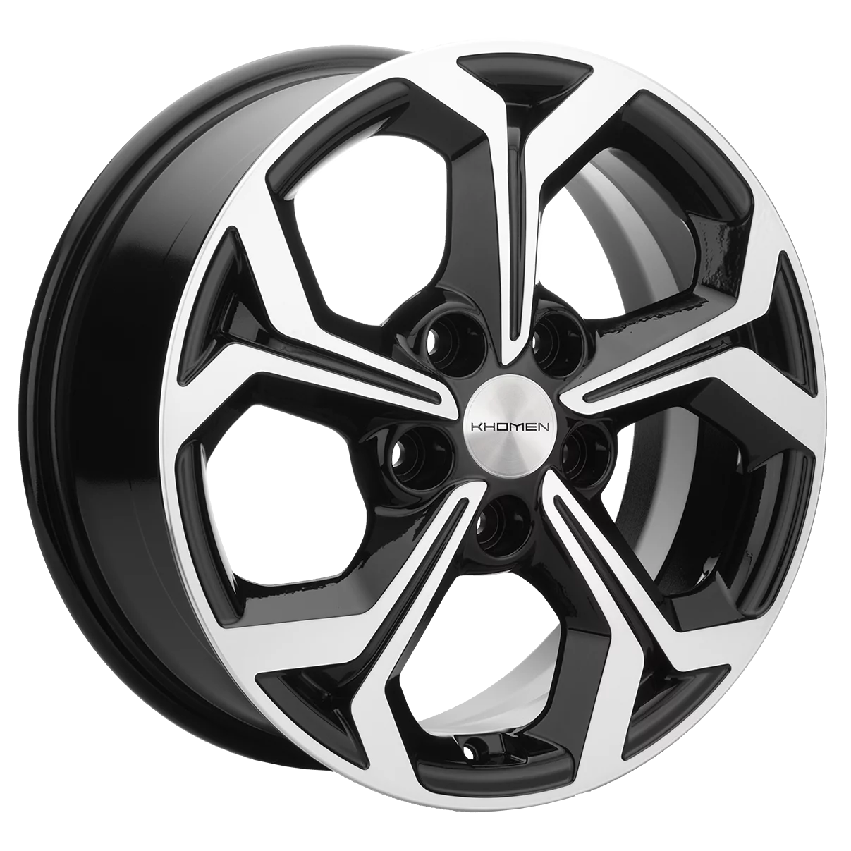 Khomen Wheels KHW1606 (Ceed/Elantra) 6.5xR16/5x114.3 ET 50 Dia 67.1 Black-FP